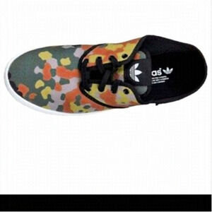 Adidas sneaker low skater, camouflage blue green Women 9